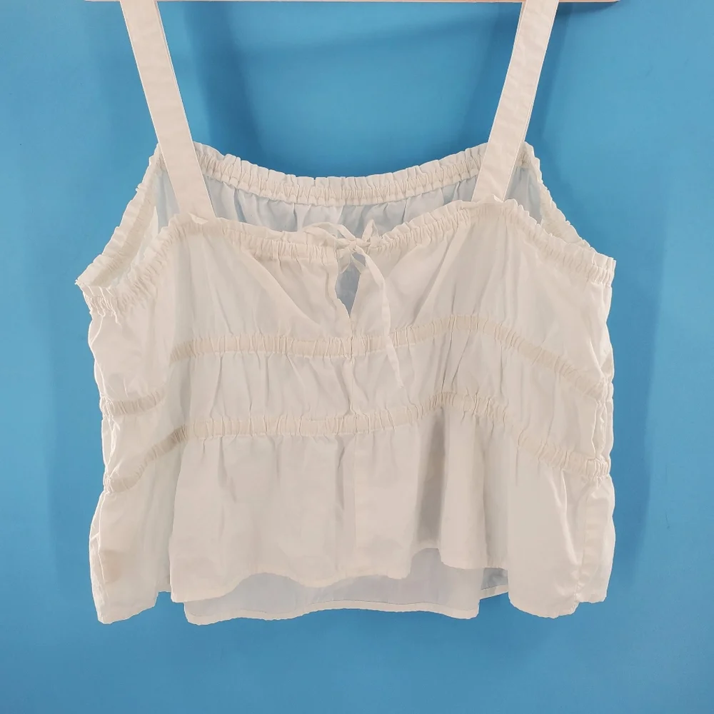 Madewell XXL white cotton tank top - Picture 7 of 12